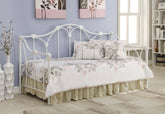Halladay Metal  Daybed White